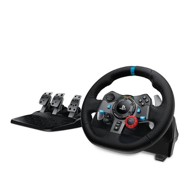 Volante Logitech G27 Racing Wheel com Force Feedback para PC/PS2/PS3 Câmbio  de 6 velocidades 941-000046 | Oficina dos Bits