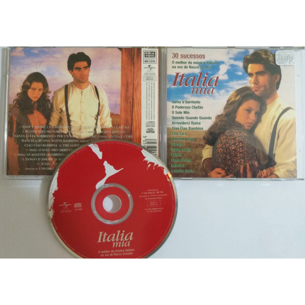 その他 Italia Mia [CD] CD ITALIA MIA (MÚSICA ITALIANA) | Shopee Brasil