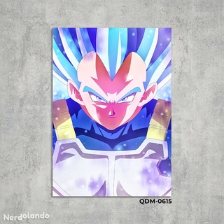 Freeza Dourado - Dragon Ball Super (Modelos 1 ao 16) 619 - Quadro