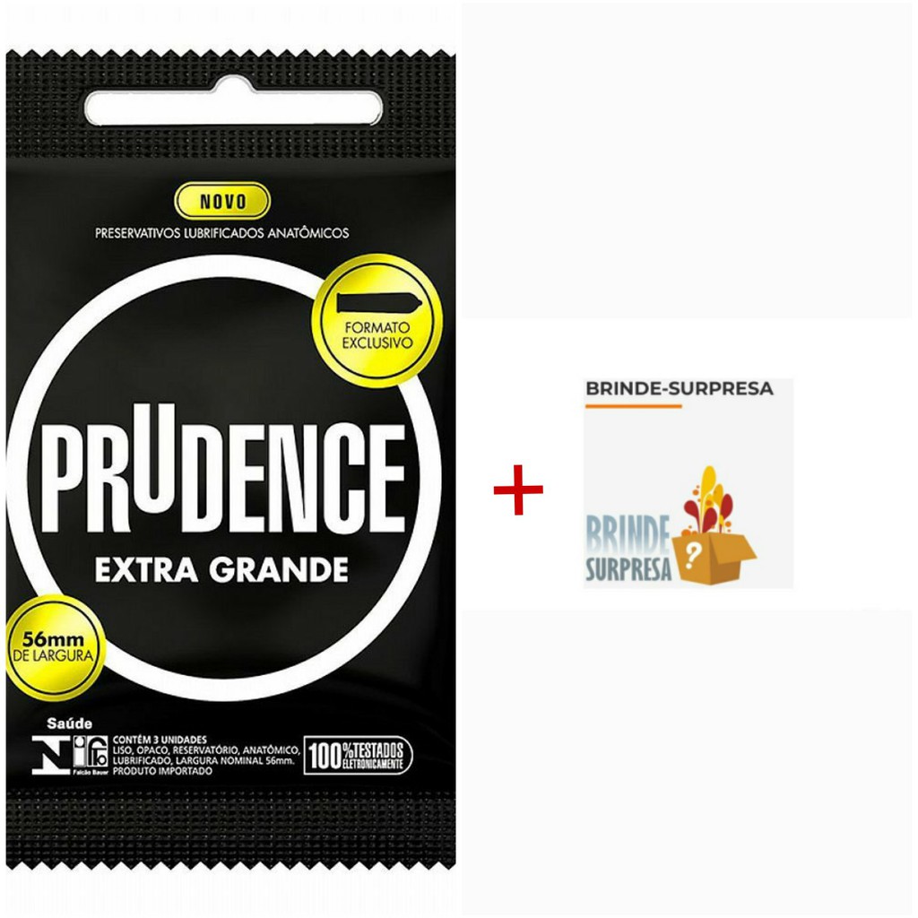 Preservativo Pau Grosso Prudence 56mm Preservativo Piru Largo Grande  Proteção Homem Promoção (3 Unidades) + Brinde Exclusivo | Shopee Brasil