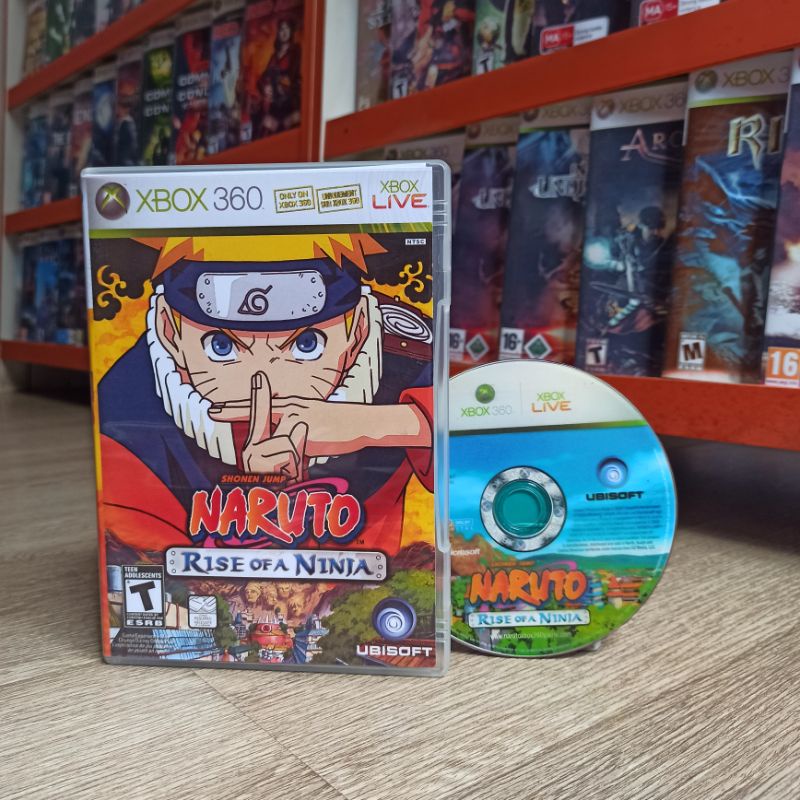 Naruto Rise Of A Ninja Xbox 360 Midia Fisica Usada Original