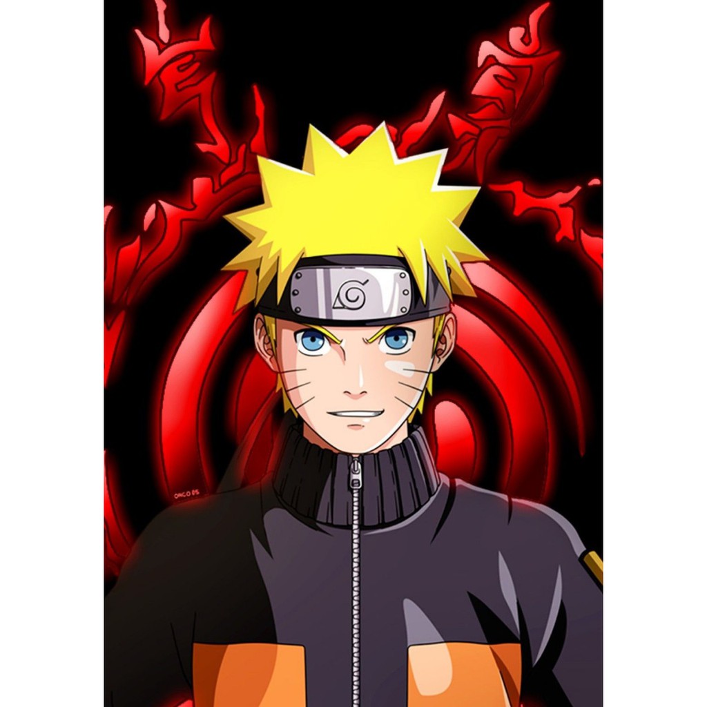 Quadro Decorativo Poster Naruto Uzumaki Desenho Game 2, naruto