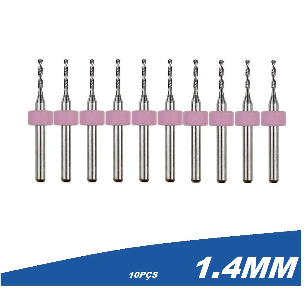 10 Brocas Micro Usinagem Router Cnc Pcb Pci 1.4mm | Shopee Brasil
