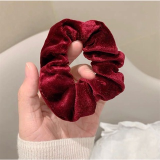 kit 12 unidades Scrunchies de Veludo elástico de cabelo DIVERSAS CORES