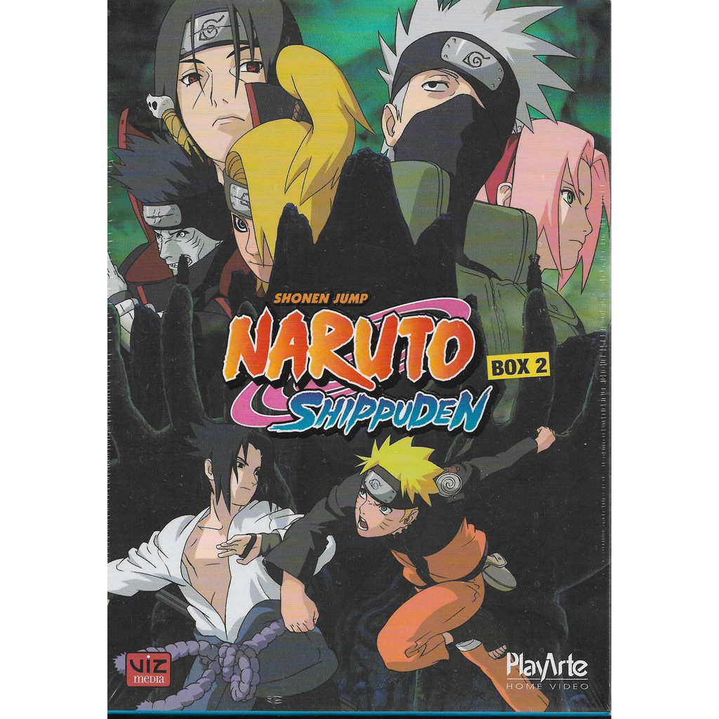 DVD Box - Naruto Shippuden - Segunda Temporada - Box 2 (5 Discos)