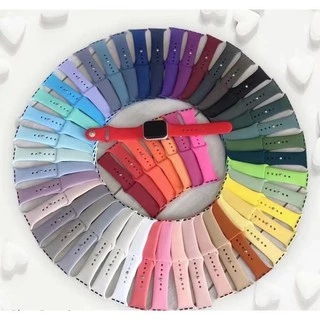 Pulseira Apple Watch Silicone Compatível Relógio 38mm/40mm 42mm/44mm