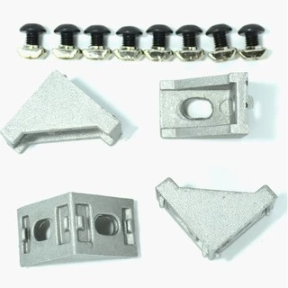 Kit 4 Cantoneiras 90º Com Parafusos E Porcas - Openbuilds