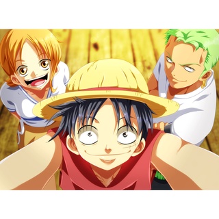 Luffy Rebaixado. One Piece. Quadro decorativo de anime em MDF