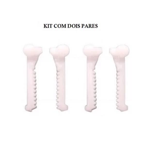 Engrenagem Retrovisor Motor Elétrico 3 Fios Kit com 2 Pares