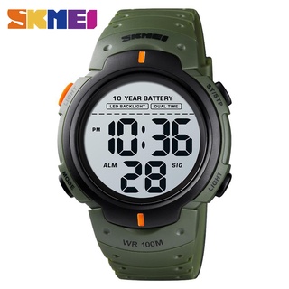 Skmei Skmei relógio digital masculino na moda, relógio de pulso 100m à prova d