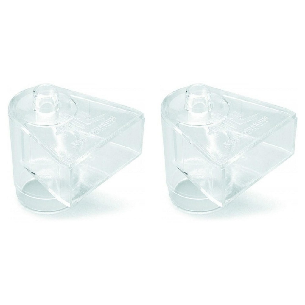 Cotovelo Cristal Filtro Biológico Aquarium System - 2 Peças