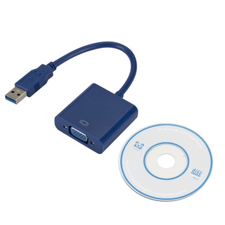 Adaptador USB 3.0 a HDMI, convertidor de vídeo multimonitor para PC  portátil Windows 7/8/10