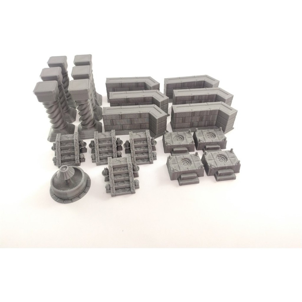 Gloomhaven - Kit De Componentes 3d Pack Construção Rpg