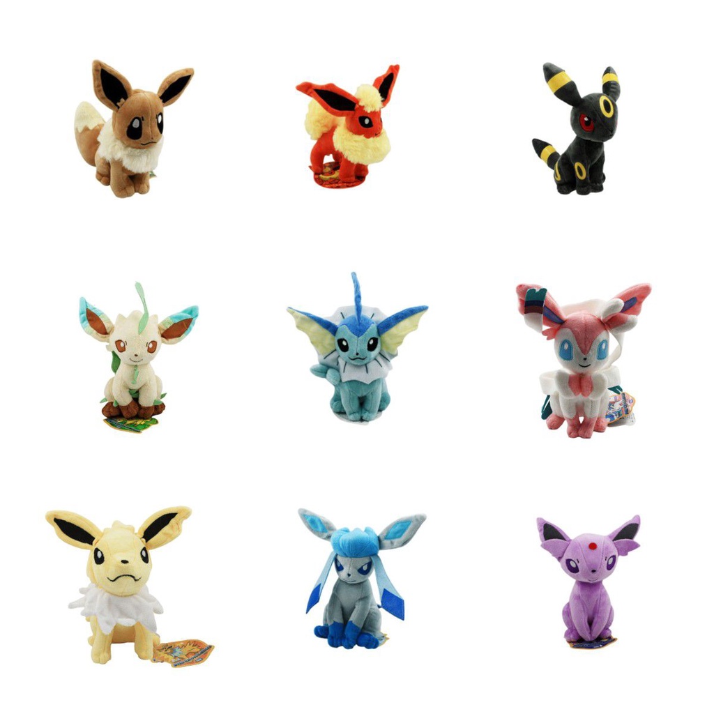 Pelúcia Pokémon Umbreon Eevee Evoluções Oficial Colecionador