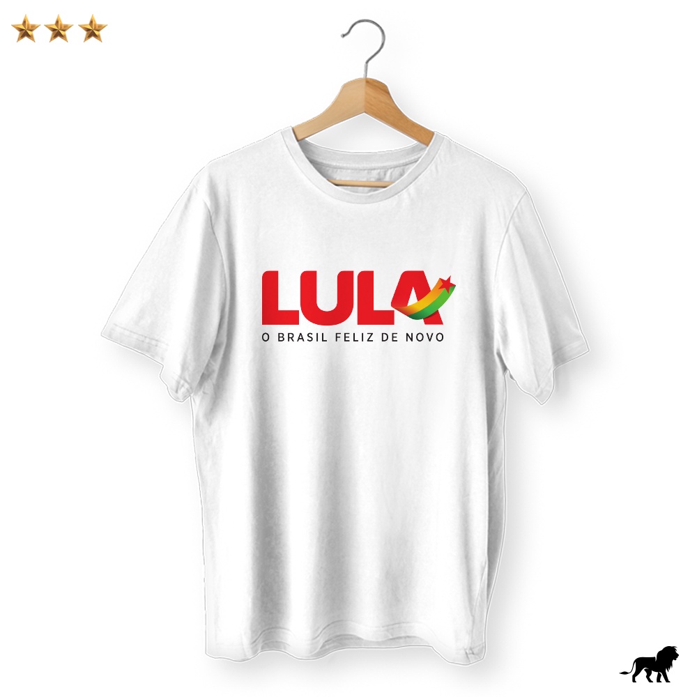 Camiseta Camisa Lula Presidente 2022 Eleição Pt Brasil 02