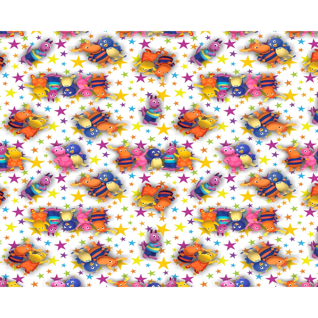 Tecido tricoline, microfibra ou gabardine - Os Backyardigans - Star - 0 ...