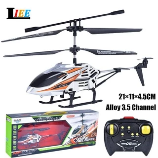 RC Alloy Big Helicopter Controle Remoto Brinquedos Elétricos Duplo Hélice Flexível Anti-crash Helicóptero Aeronave Kids Toys
