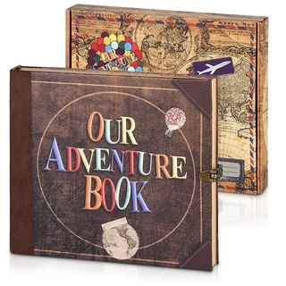 Álbum De Fotos De Viagem De Bricolage 146Page Journal Adventure Book Memória Feito À Mão De Casamento K M Chuy N du L Ch Album Nh