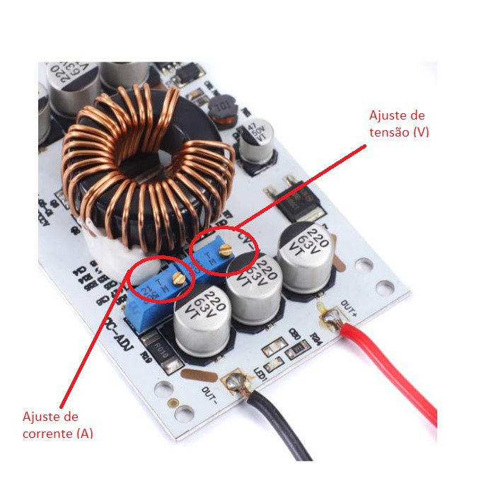 DC 400W 15A Step Up Boost Converter Corrente Costante Del Driver LED Di Alimentazione 8.5 50V A - Foto 5