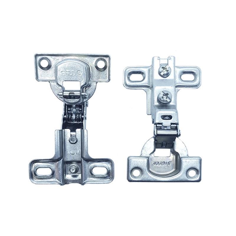 Dobradiça Bigfer Caneco 26 Baixa (Reta) + Calco 5 Zinco Branco (Kit Com 10 Unidades)