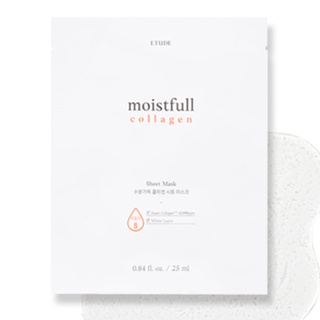 [ETUDE HOUSE] Moistfull Collagen Sheet Mask (21AD) 25ml/Máscara em Folha de Colágeno Moistfull (21AD) 25ml