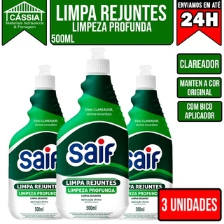 03 Limpa Rejuntes / Limpeza Profunda com 500ml - Saif