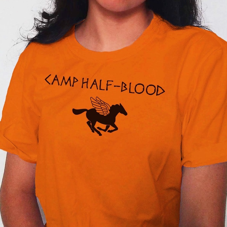 Camiseta camp half blood percy jackson camisa unissex
