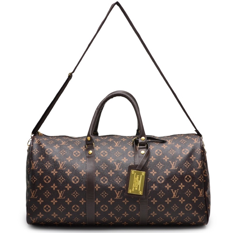 Bolsa de viagem louis vuitton mala de bordo transversal e mão