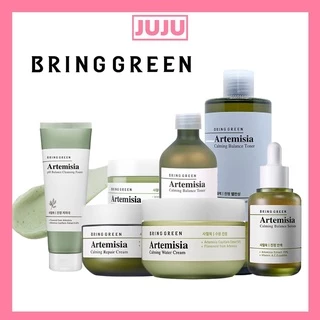 BRINGGREEN / Artemisia Calming / Balance Toner / Intensive Serum / Repair Cream 75ml / Water Cream / pH Balanced Toner Pads 75EA / pH Balance Cleansing Foam