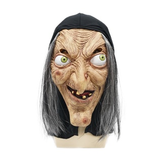 Máscara De Halloween Adulto Horror Velho Bruxa Assustadora Monstros De  Látex Festa De Cabeça De Carnaval Cosplay Maske Capacete