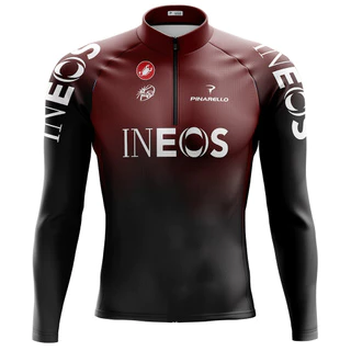 Camisa Ciclismo Camiseta Ciclista Roupa de Ciclismo Masculina Manga longa Ciclismo Mountain Bike Ineos Masculina Dry Fit Com Protecao UV50