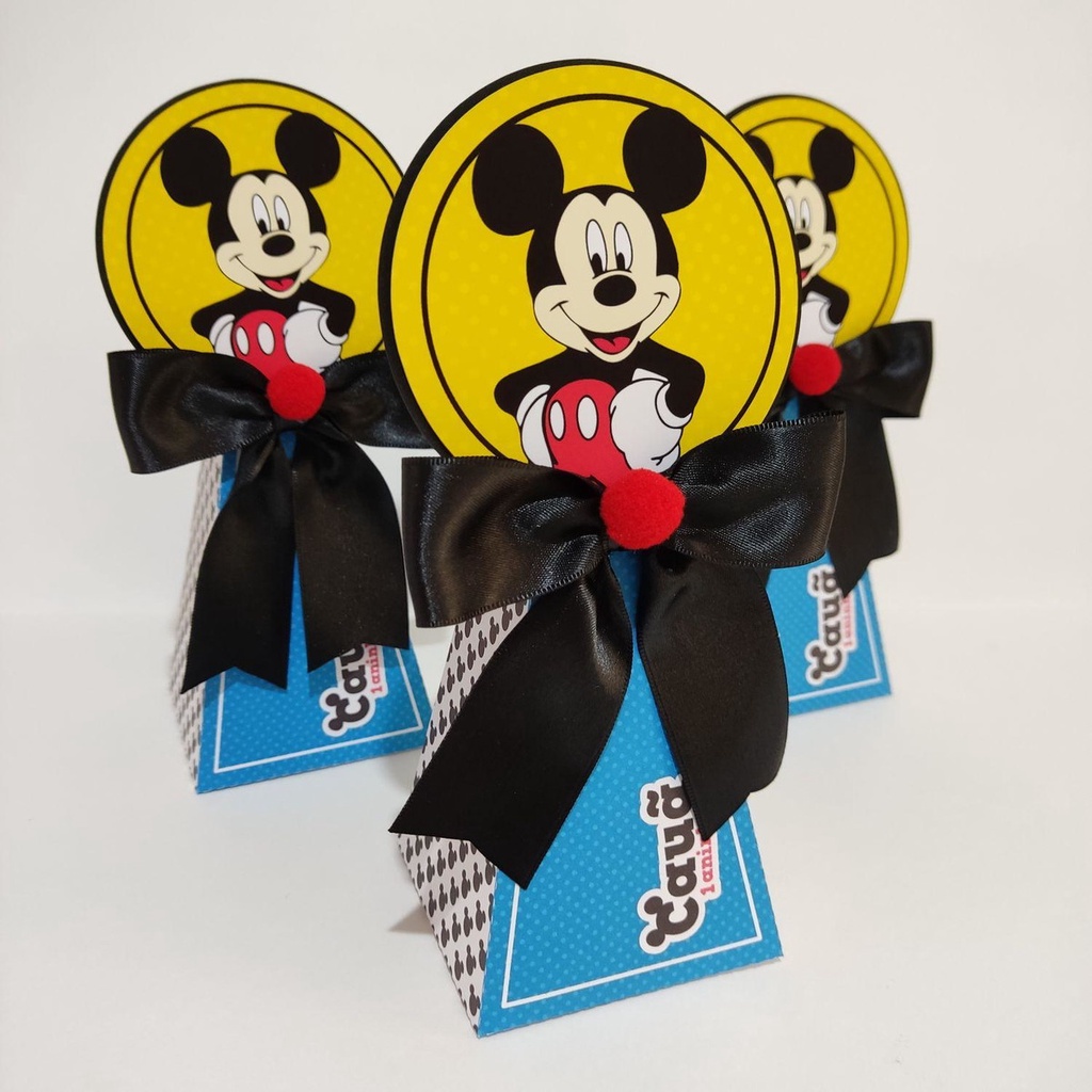 10 Caixinha Piramide Mickey Shopee Brasil