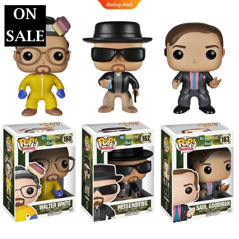 Funko Pop ! (Quebra Ruim) HEISENBERG SAUL GOODMAN Walter Branco Sam Vinyl Action Figure Brinquedos Modelo Ballet Flats