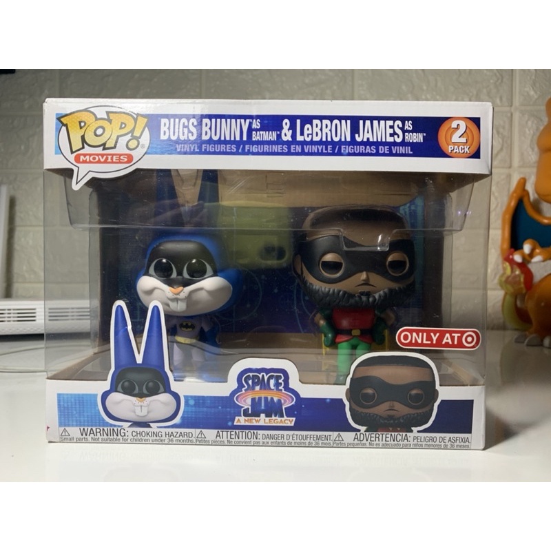 Funko pop Bugs Bunny As Batman & LeBRON James As Robin 02 Pack - Space ...