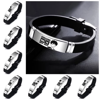 Haikyuu!! Pulseira De Couro Hinata / Shoyo / Kageyama / Tobio / Pulseira Unissex