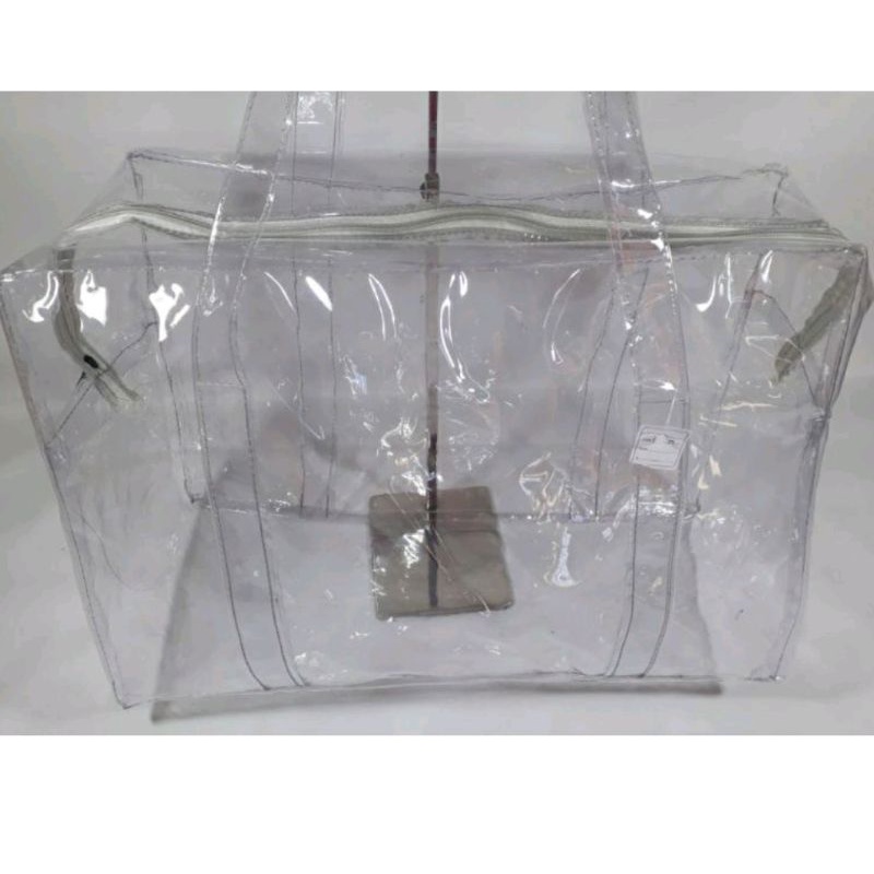 Sacola Bolsa Sacolão 100% Pvc Cristal Transparente Jumbo Shopee