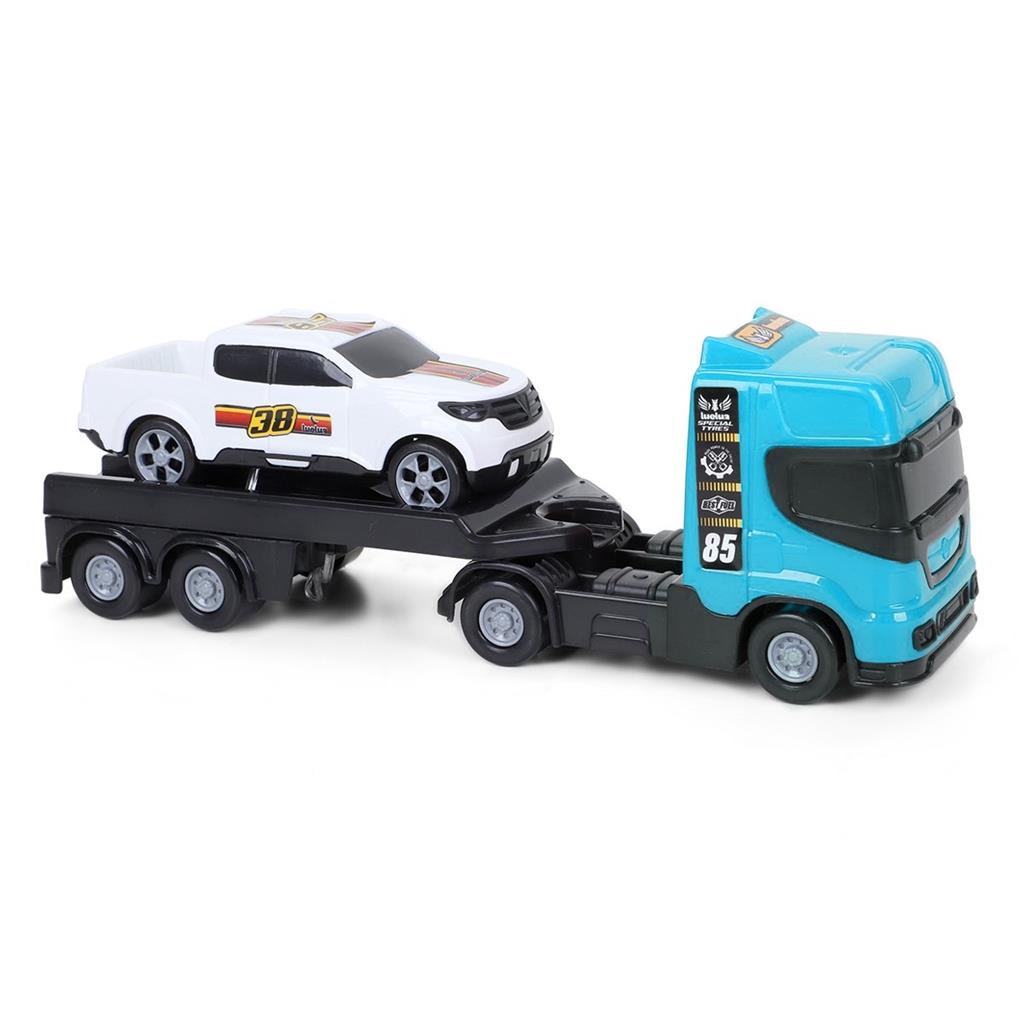 Caminhão de brinquedo Truck Polícia Preto Bs Toys