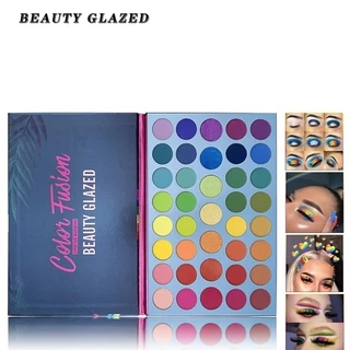 Paleta de Sombras Beauty GLAZED com Brilho Fosco em 39 Cores[39 Color]