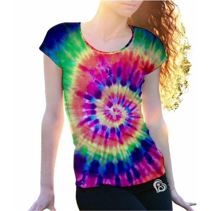 Camisa tie dye store feminina