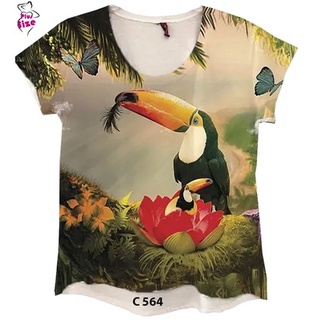 Camiseta Feminina Tucano na Mata Country