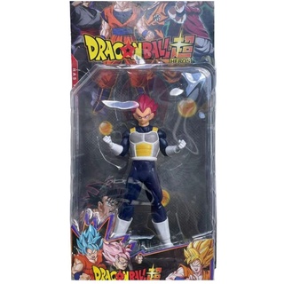 Boneco Dragon Ball Z Goku Super Sayajin God Vegeta Ssj God - J.A