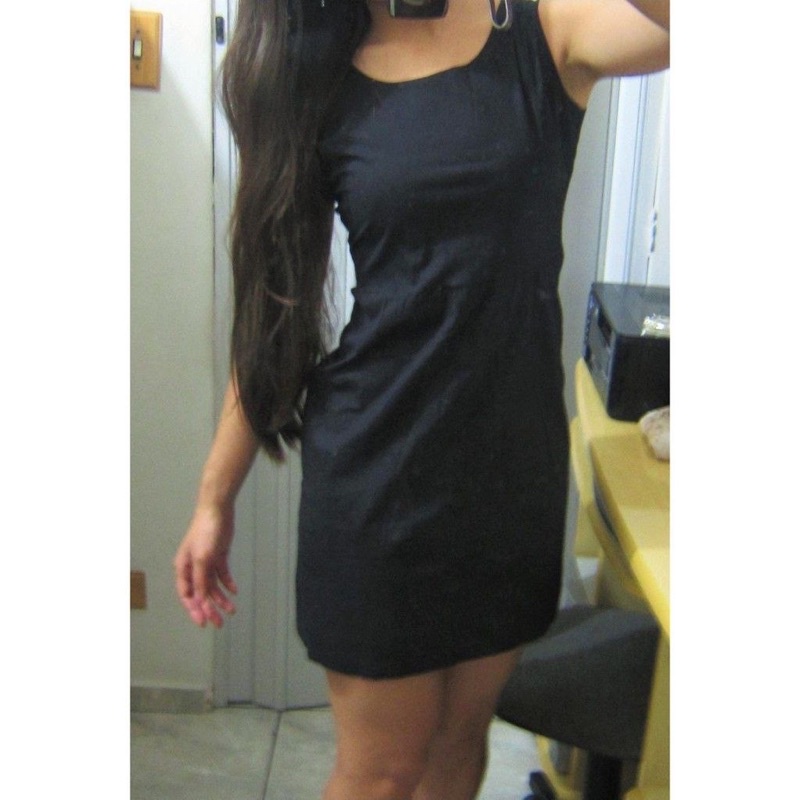 Renner vestido best sale longo preto