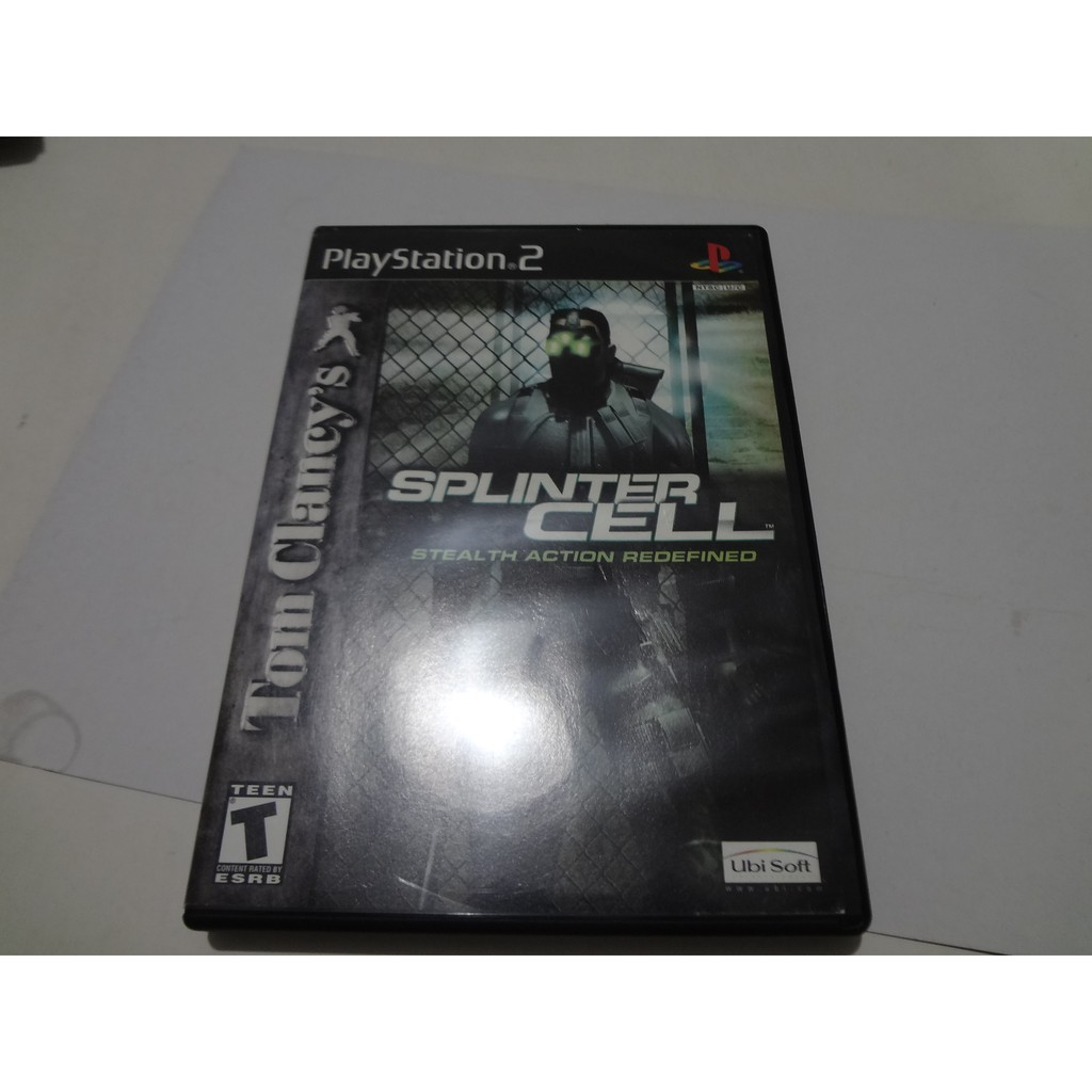 Splinter Cell Stealth Action Redefined Sem Manual Original PS2 #2100