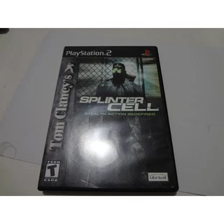 Splinter Cell Stealth Action Redefined Sem Manual Original PS2 #2100
