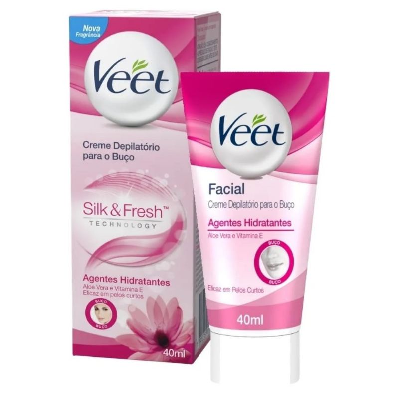 Veet Creme Depilatório Facial Para o Buço 40ml | Shopee Brasil