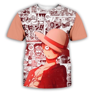 New Bonito One Piece T-shirt das Crianças Verão Bonito Jogo Luffy 3D Print  Moda Harajuku Casual Roupas de Manga Curta 4-14 Anos - AliExpress