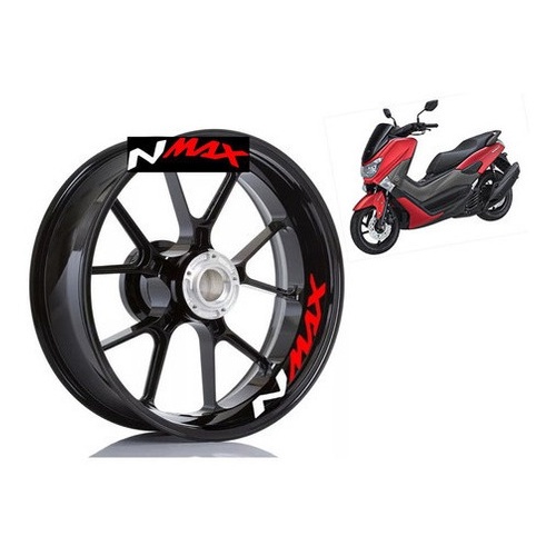 Adesivo Premium Interno Roda Moto Yamaha Nmax 160 N Max