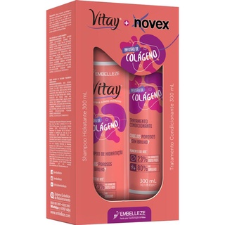 Shampoo e Condicionador Vitay Novex Infusão Colágeno 300ml