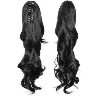 Cabelo Aplique Rabo De Cavalo Fibra Orgânica Premium Presilha Lindo
