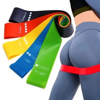Mini Band Fita Faixa Elástica Resistência Academia Exercícios Yoga Fisioterapia Treino Crossfit